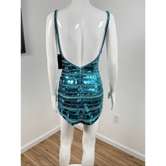 Retrofete Monae Sequin Dress Size Small $1195 - Picture 9 of 16